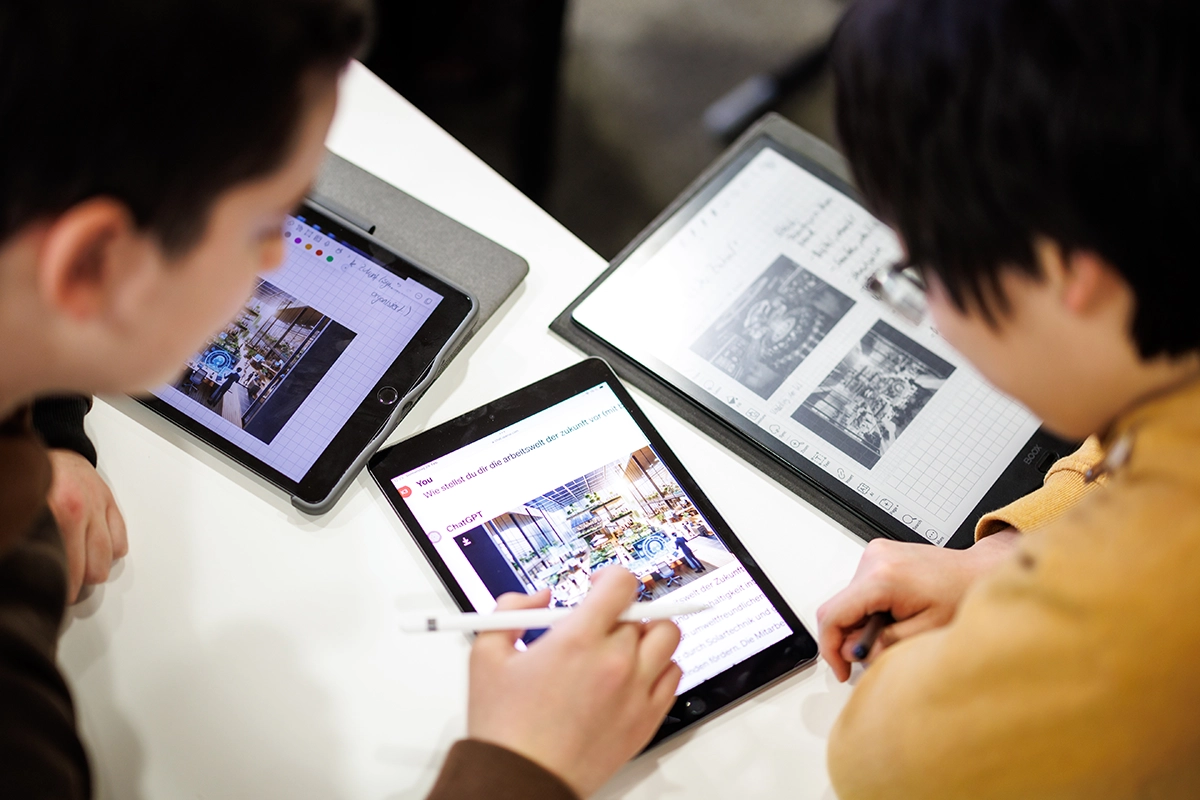 Students in Neufahrn near Munich are working with ChatGPT ©picture alliance / dpa | Matthias Balk