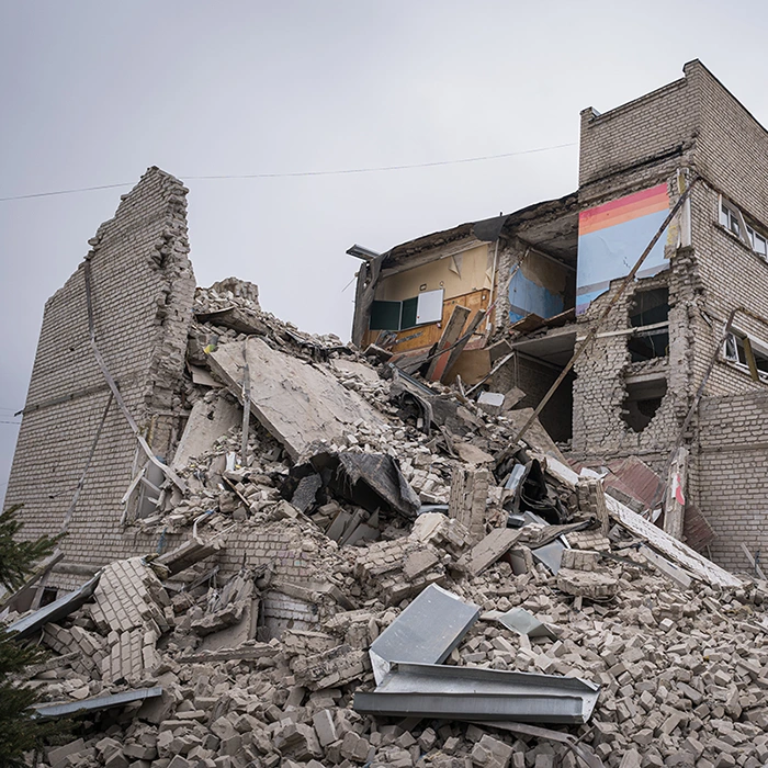 Destroyed Buildings, Picture-Alliance / Anadolu | Adri Salido